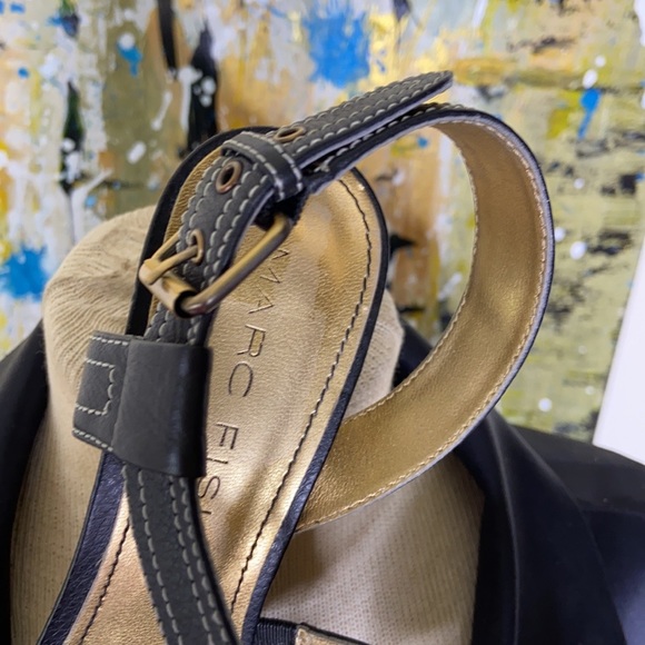 Marc Fisher Open Toe Leather Shoes - Picture 7 of 11